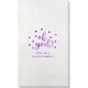 Confetti Dots Oh Yeah! Bamboo Luxe Guest Towels Image 3 of 4
